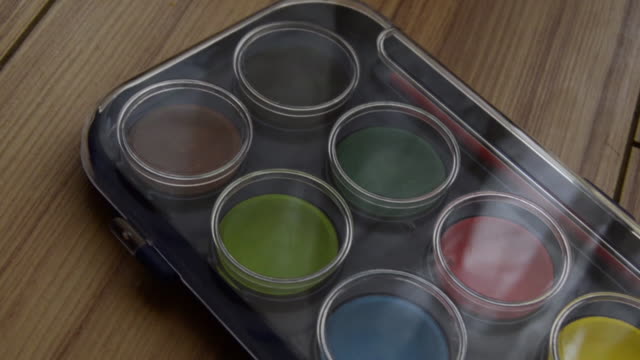 30+ Water Color Paint Tray Stock Videos and Royalty-Free Footage - iStock