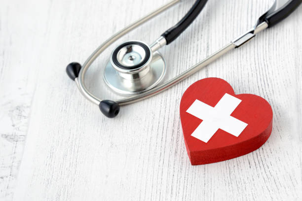 istock Medical support concepts, heart object and stethoscope 1153365709