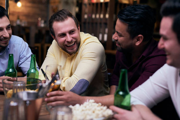 istock Good day spent with friends in the pub 1153370942