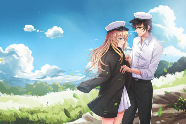 Parejas Románticas De Anime - Banco de fotos e imágenes de stock - iStock Parejas Románticas De Anime - Banco de fotos e imágenes de stock - iStock