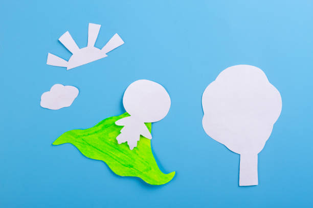 istock Superhero With Recycling Symbol on Outfit 1153378442