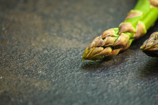 istock Asparagus (fresh, organic vegetables) harvest. food background. top 1153380996