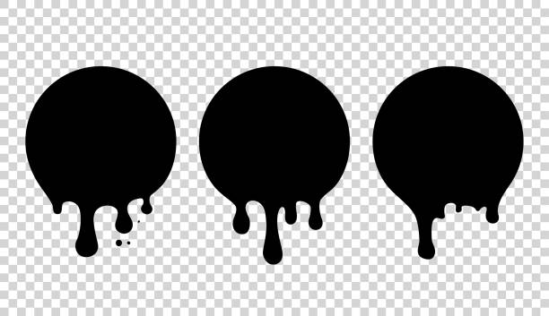 Current paint, stains. Current drops. Current inks. Paint dripping. Dripping liquid. Paint flows. Vector illustration. Color easy to edit. Transparent background Current paint, stains. Current drops. Current inks. Paint dripping. Dripping liquid. Paint flows. Vector illustration. Color easy to edit. Transparent background blood splatter wall background stock illustrations