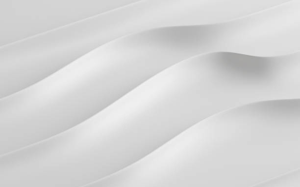 istock Abstract of smooth shape for architectural idea, Curve line ,White background with free form, 3D rendering 1153385303