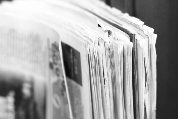 istock Newspaper Pages Close-Up 1153388115