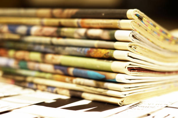 istock Stack of Newspapers and News Pages 1153388313