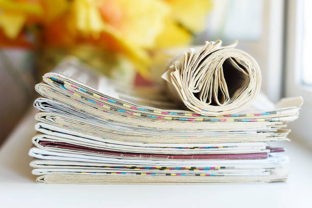istock Stack of Newspapers with Latest News 1153388428