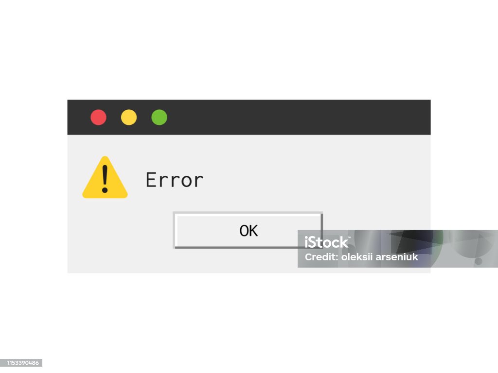 Error Boxes Design Modern Error Message Dialog Box System Warning Window Stock ...
