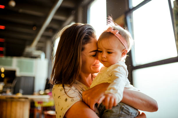 istock Mother and baby. 1153392619