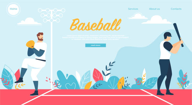 챔피언십 대회에서 야구, 스포츠 경기 - baseball batter stock illustrations