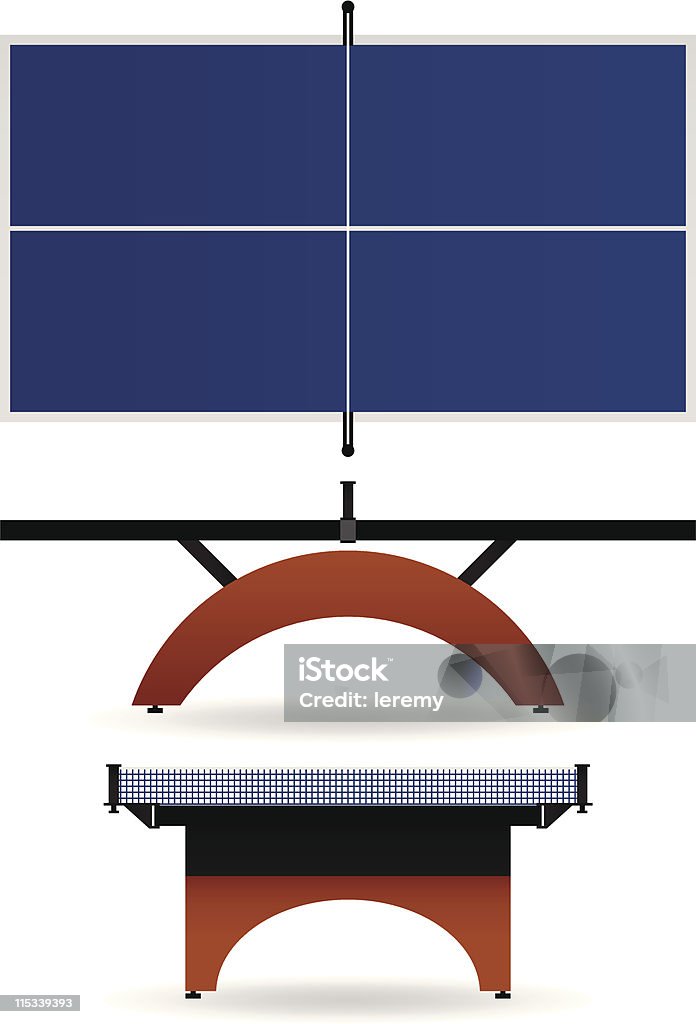 Table Tennis in Vektor - Lizenzfrei Aussicht genießen Vektorgrafik