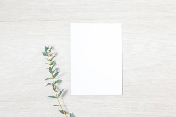 istock Wedding Invitation Mockup - Blank Invitation Card 1153397310