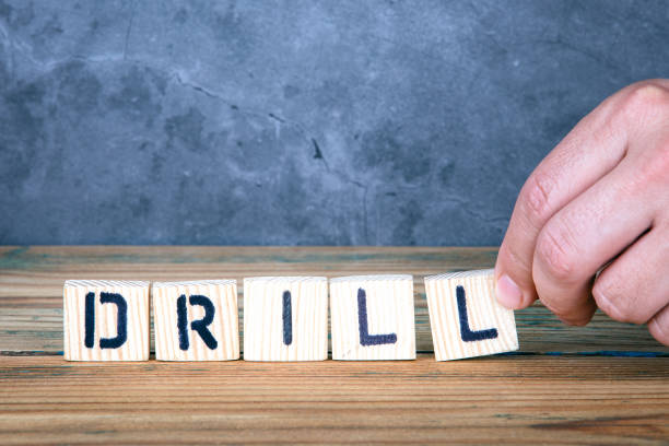istock Drill - word from wooden letters 1153410664