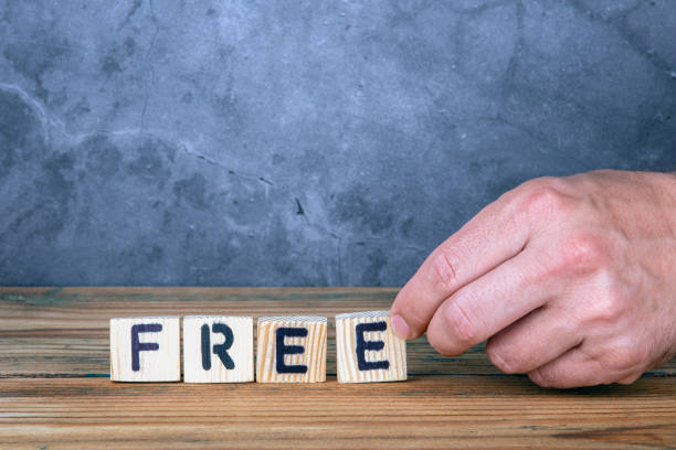 istock Free - word from wooden letters 1153410766