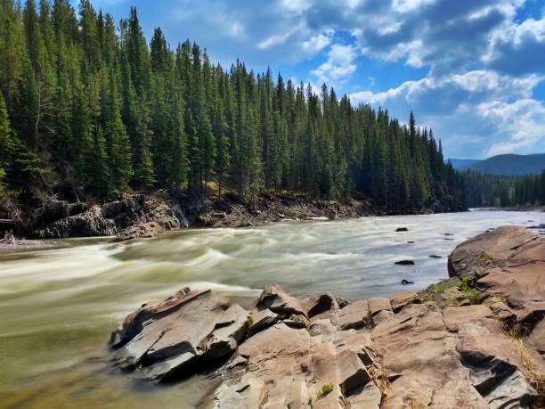 Elbow River in Kananaskis Country in Canada.