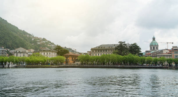 istock Como old city view from the Como lake, Italy. 1153419808