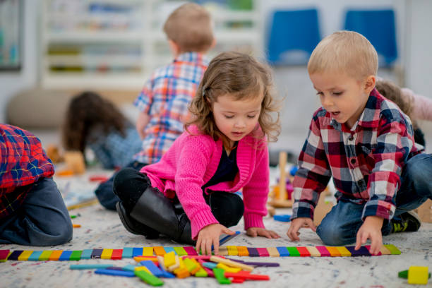istock Group of kindergarten children 1153422330