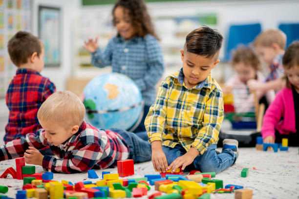 istock Group of kindergarten children 1153422332