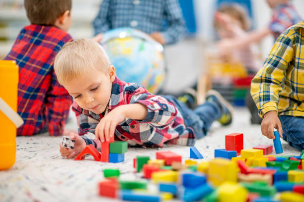 istock Group of kindergarten children 1153422343