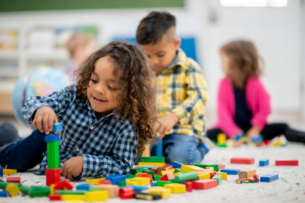 istock Group of kindergarten children 1153422355