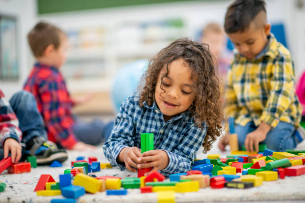 istock Group of kindergarten children 1153422395