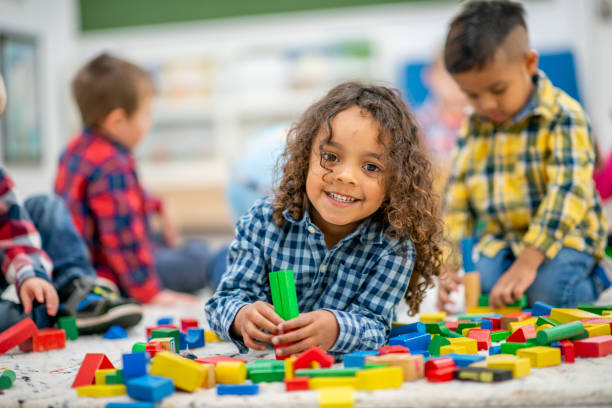 istock Group of kindergarten children 1153422401