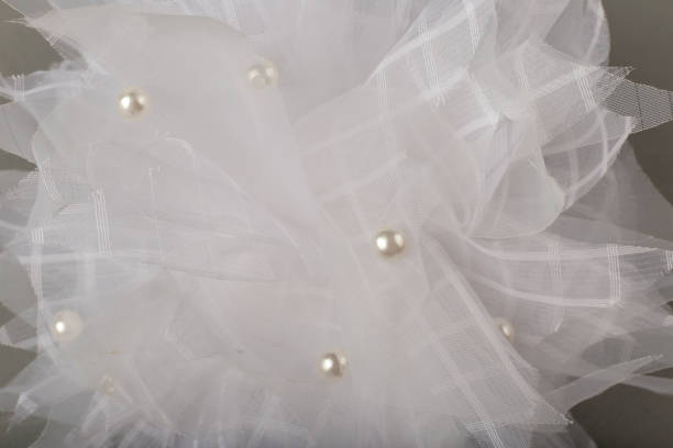 istock Children's hair ties on a gray background 1153425461