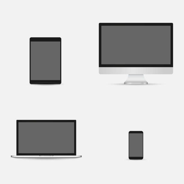 Computer Monitor Realistic Draw 1,400+ Lcd Monitor Drawing Stock Illustrations, Royalty-Free Vector ...
