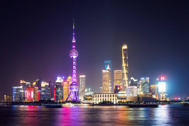 istock Panoramic skyline of Shanghai 1153432229
