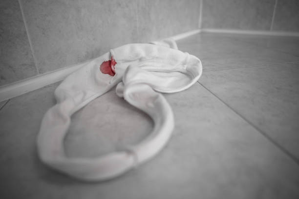 Panties In Bloody Stain Stock Photo - Download Image Now - Menstruation,  Teenager, Adult - iStock