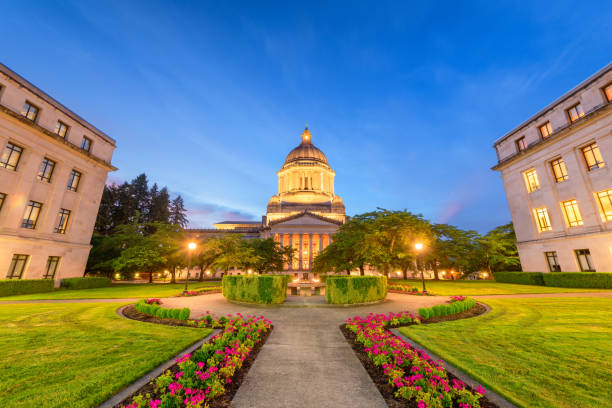 istock Olympia, Washington, USA state capitol building 1153440200