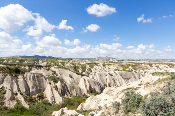 istock Cave town and rock formations in Zelve Valley, Cappadocia, Turkey. 1153442629