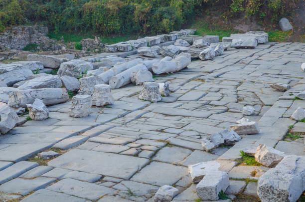 istock Old roman ruins in Plovdiv, Bulgaria 1153445760