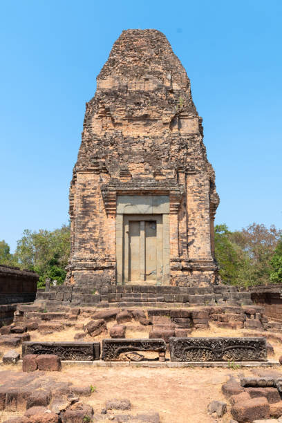 istock Large brick and stone tower at Ta Som temple, Cambodia 1153445902