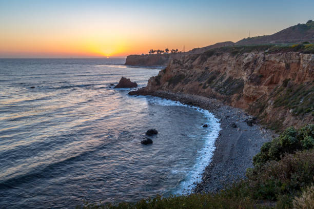 istock Pelican Cove and Point Vicente at Sunset 1153452629
