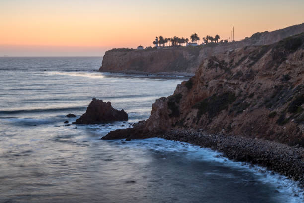 istock Pelican Cove and Point Vicente after Sunset 1153452640