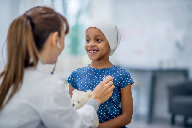 istock Little girl in hospital setting 1153453979