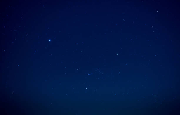 istock Night dark sky with bright stars 1153454181