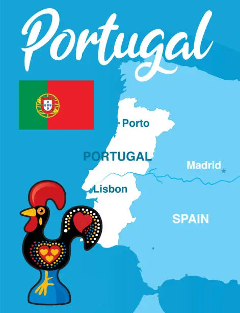 Vector illustration of Portugal