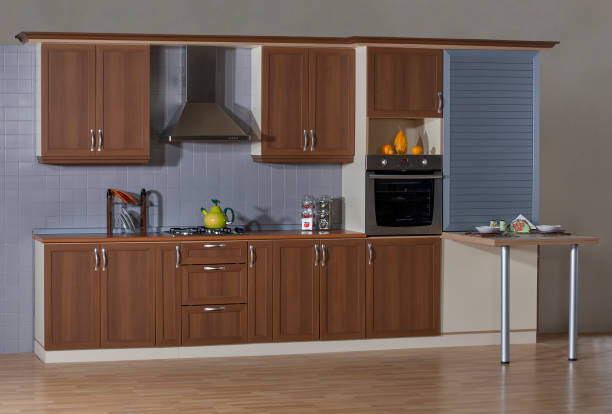 istock Modern kitchen interior,ready-made kitchen in film or photo studio 1153455625