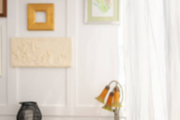 istock Abstract blur living room interior for background. 1153463008
