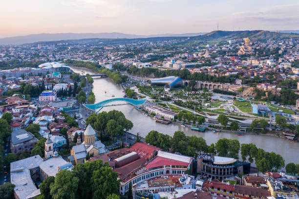 istock Aerial view of Tbilisi 1153463606