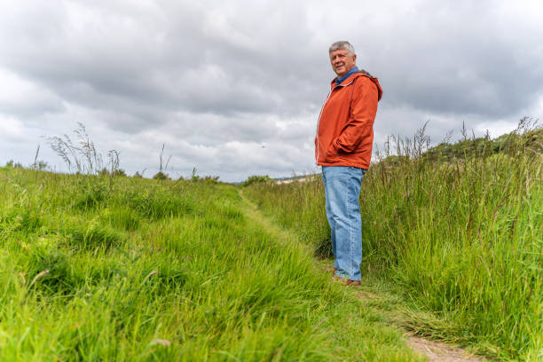 istock Active senior man in countryside 1153465137
