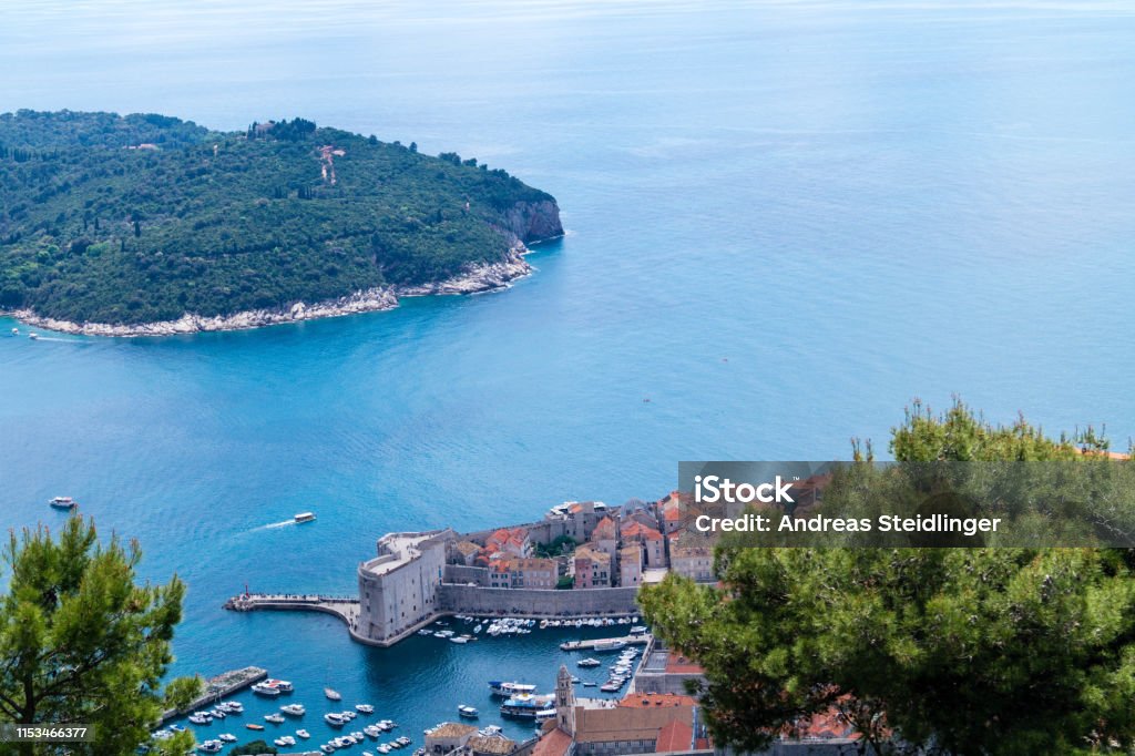 Otok Lokrum Dalmatien Otok Lokrum is an island off Dubrovnik in Dalmatia Adriatic Sea Stock Photo