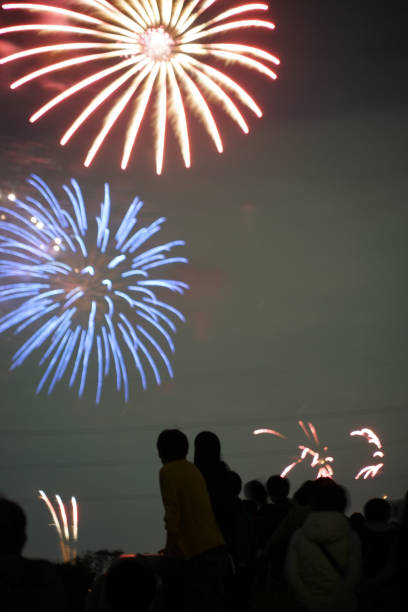 istock Tama River fireworks display of fireworks (2018) 1153467557