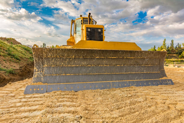 istock Earth movement in the process of building a road 1153467675