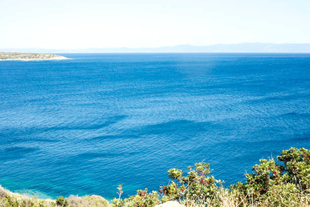 istock Beautiful blue sea 1153469464