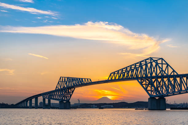 istock Diamond Fuji Tokyo Gate Bridge 1153469514