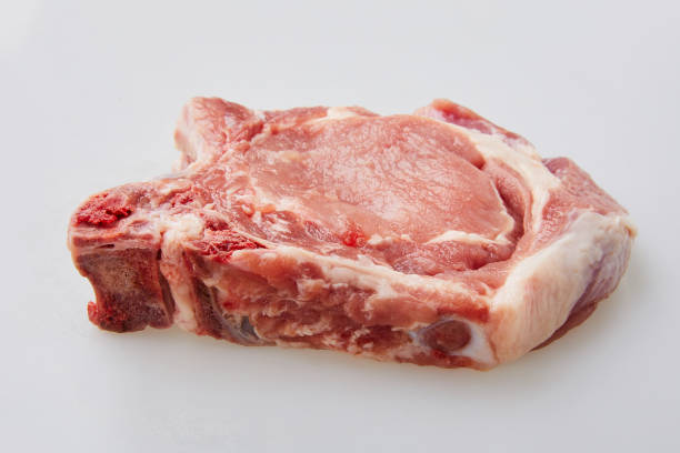 istock Raw pork loin isolated 1153471211
