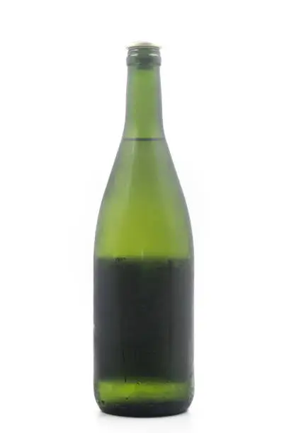 Cold Sake Bottle isolated on white background